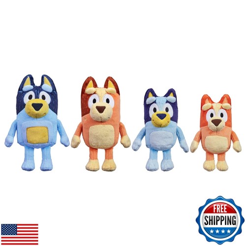 Bluey Heeler Family Plush Set 4 Plush 7-8" Figures | Amazon Exclusive - Picture 2 of 5