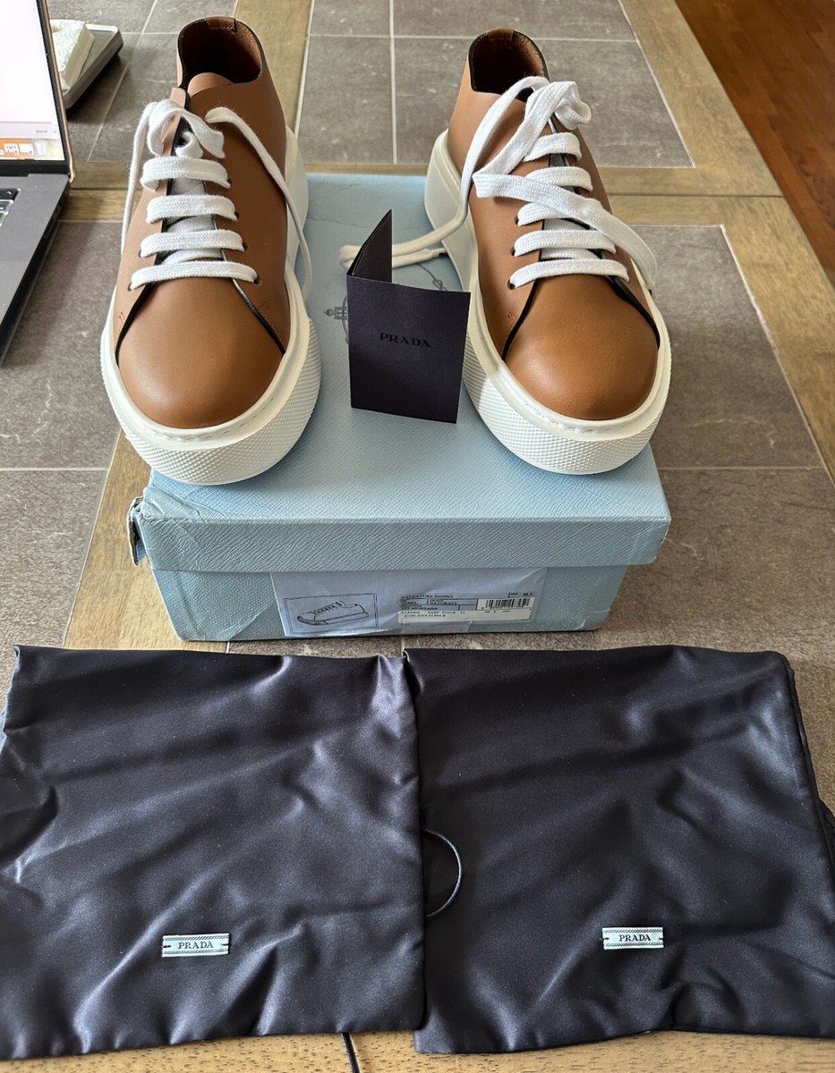 Luxury Designer PRADA Calzature Donna Platform Sneakers Size