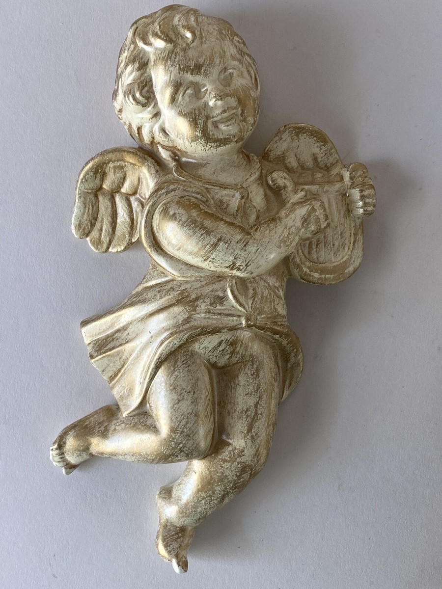 1983年 フック・アップ / コモンウェルス・ディスティラリー　陶器製デカンタ Dickson Japan Chalkware Putti CHERUBS Lyre & Flute Brushed