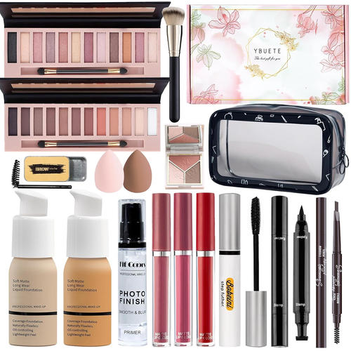Makeup Set Kit for Women Full Kit, Makeup Gift for Makeup Beginner, Eyeshadow Fo