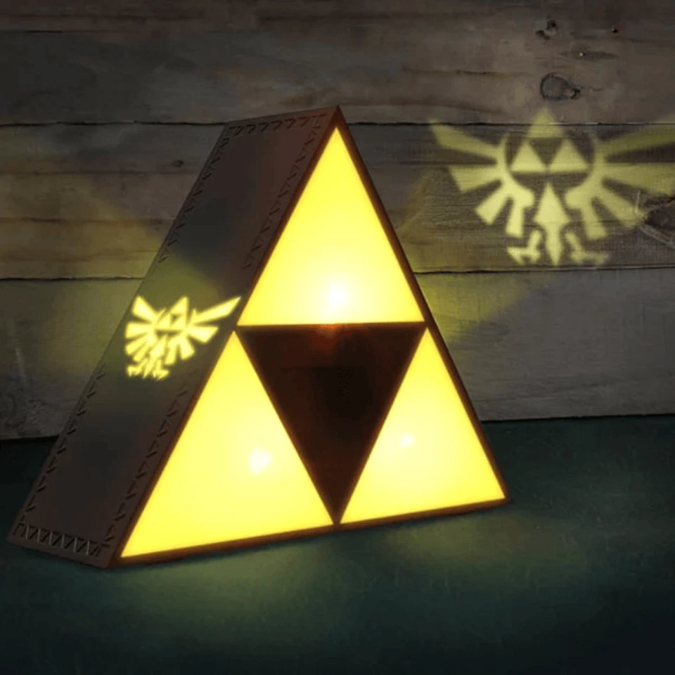 THE LEGEND OF ZELDA - Nintendo - Triforce - Lampe 20cm - Photo 2/2