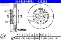 Bremsscheibe Suzuki P. SX4 1.5-1.6 06-