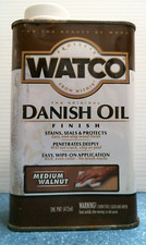 Watco Danish Oil Finish, Medium Walnut 1 Pint 06595 FS