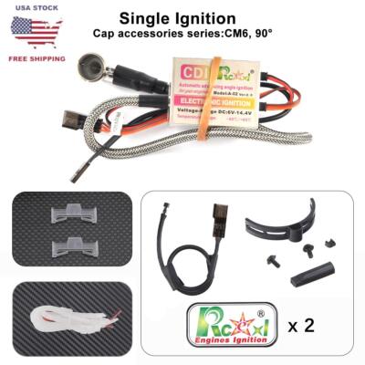 RC Single Ignition RCEXL CM6-10mm 90° CDI Universal Hall Sensor for RC Aircraft