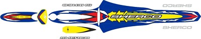 Sherco 07 Style Trials Bike Komplett Aufkleber / Sticker Set