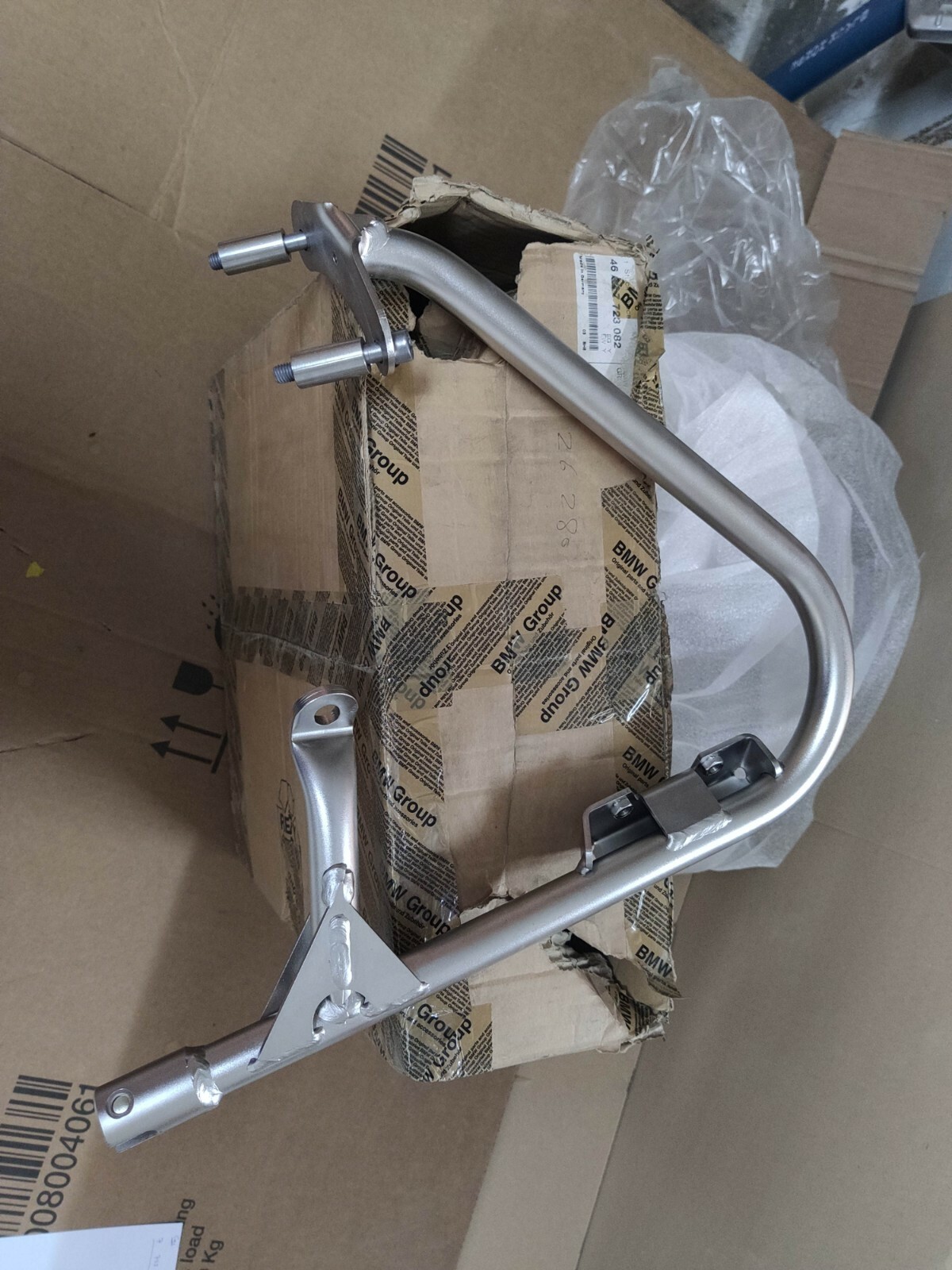 Original BMW K70 K72 crash bar, right ( 2011 - 2018) 46637723082 