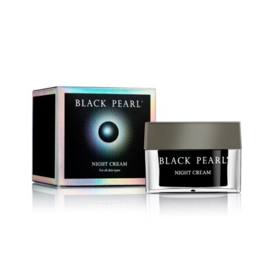 Dead Sea Black Pearl Night Cream Moisturizing Age Control Nourishing - 1.7 fl.oz