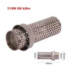 Universal 51mm Exhaust Db Killer Baffle Muffler Silencer Motorcycle Reduce Noise