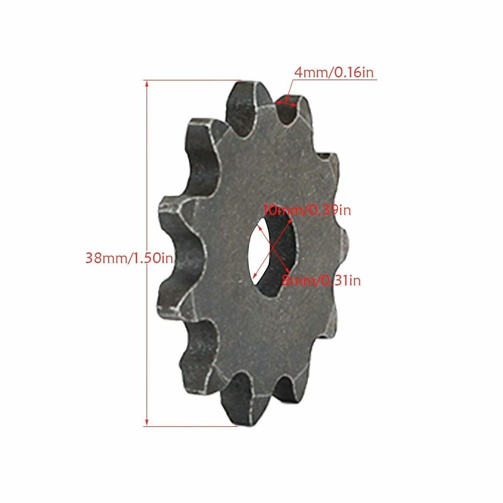 Drive Sprocket  11 Teeth FOR #35 CHAIN, Double D @10MM