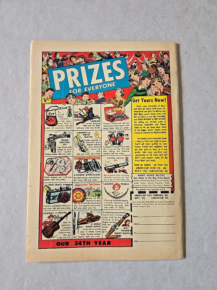 Revista Tim Holt 28 Ghost Rider Enterprise 1952 Foto 4 de 4