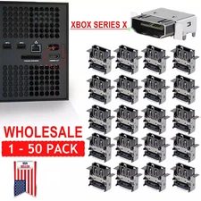 1-50PCS HDMI Port Socket Dock Connector For Microsoft Xbox SERIES X Game Console