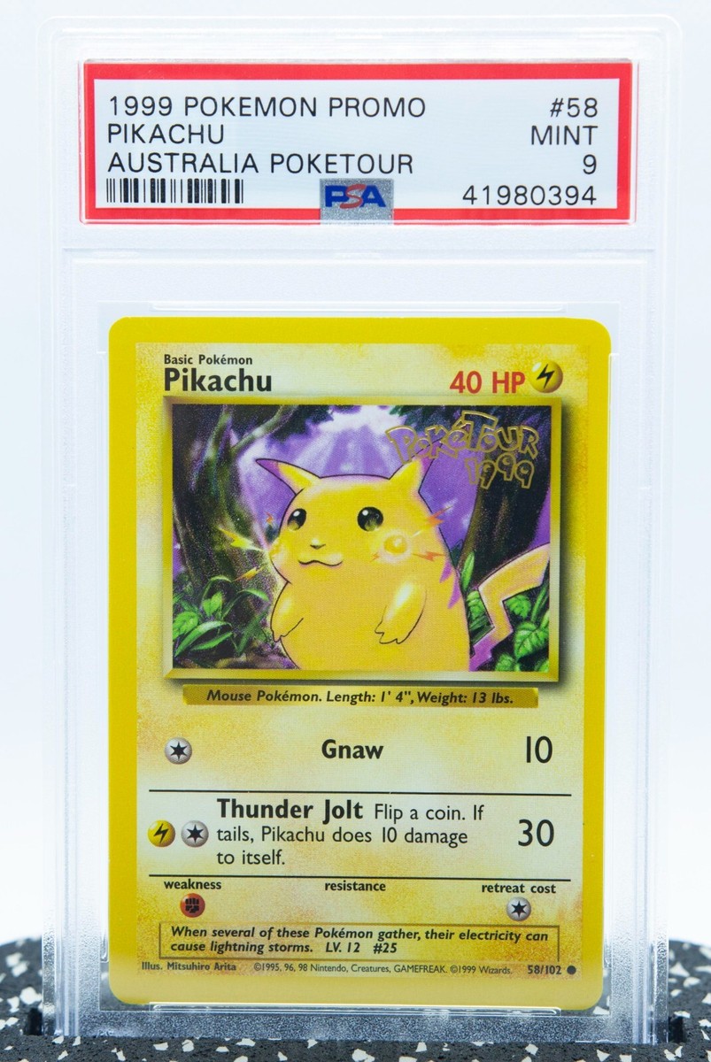 PokeTour1999 ピカチュウ /PSA MINT9 PSA 9 PIKACHU PokeTour 1999 58/102 Australian Promo