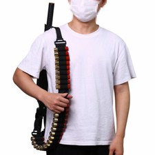 Supporto tattico munizioni fucile imbracatura bandolier per calibro 12GA 20GA 25 guscio