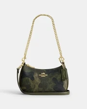 Coach CW320 Teri Mini Crossbody Bag In Signature Camo Print