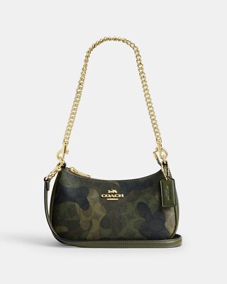 Coach CW320 Teri Mini Crossbody Bag In Signature Camo Print