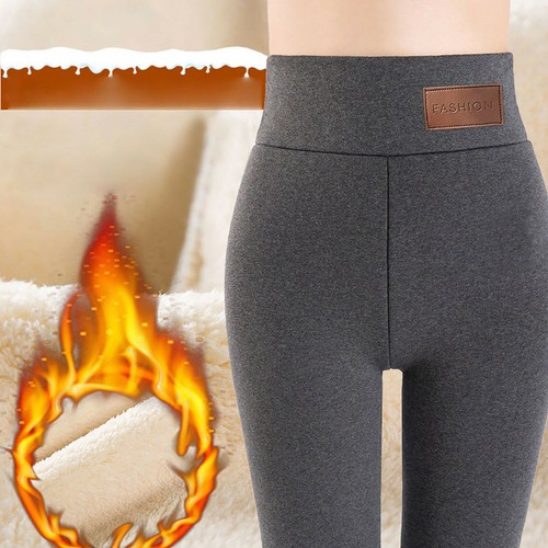 Women Solid Warm Winter Tight Thick 