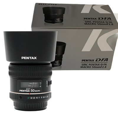 New Pentax D Fa 50mm F2 8 Macro Auto Focus Lens K Mount Aps C Format Ebay