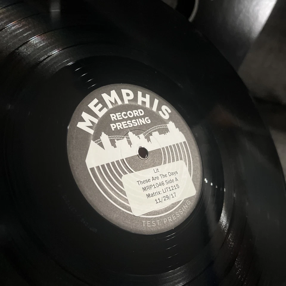 Lit THESE ARE THE DAYS Rare Vinyl Record Album TEST PRESSING LP Signed By Band - Image 3 of 4