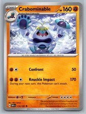 Crabominable 115/197 Obsidian Flames Uncommon Pokémon TCG 2023