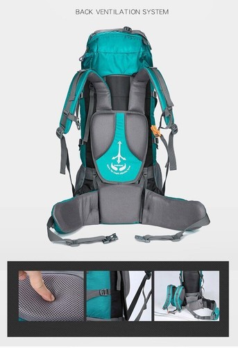 80L Camping Hiking Backpacks Big Outdoor Bag Backpack Nylon Superlight Bag - Picture 21 of 29
