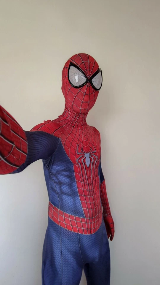 The Amazing Spiderman 2 Jumpsuit Spider-man Cosplay Costume Halloween Suit - Image 2 of 4