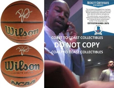 Baron Davis UCLA Bruins signed autographed NCAA Basketball COA proof Beckett BAS