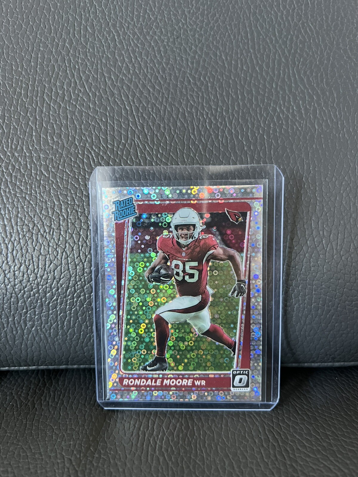 2021 Donruss Optic Rated Rookies Silver Circles SP 111/125 #217 Rondale Moore