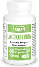 Supersmart Lactoferrin Supplement (High Strength) Whey Proteins Extract Natural 