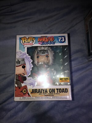 Funko Pop Jiraya On Toad Hot Topic + Protector