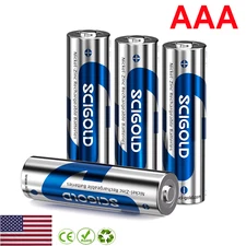 Scigold MAX AAA BATTERIES BRAND NEW IN RETAIL PACKAGE 4 COUNT EXP 12/2030