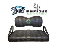 Yamaha Drive / G29 Gator Print Golf Cart Seat Cover Solid Color 