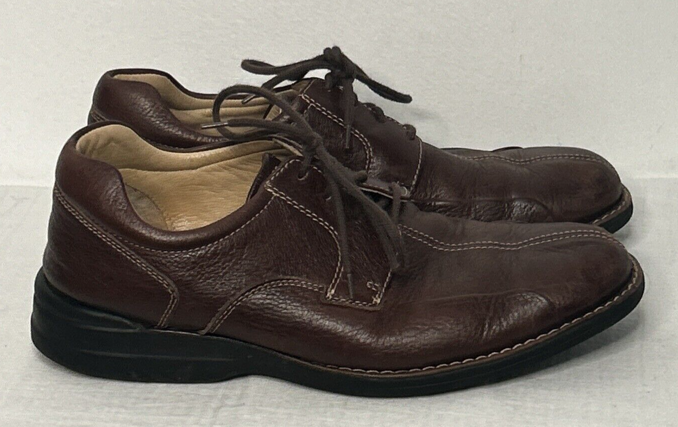 SAOLA Scarpa elegante Johnston & Murphy Shuler bicicletta taglia 8 5 7223 marrone scuro