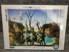 Eurographics 1000 Piece Puzzle Salvador Dali SWANS REFLECTING ELEPHANTS