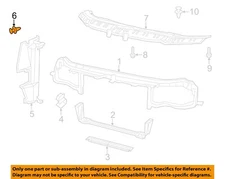 CHRYSLER OEM 11-23 300 Radiator Support-Air Guide Retainer Clip 6512752AA