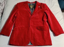 Rare Volcom Red Velvet Blazer - The Shaun White Coat / Size L