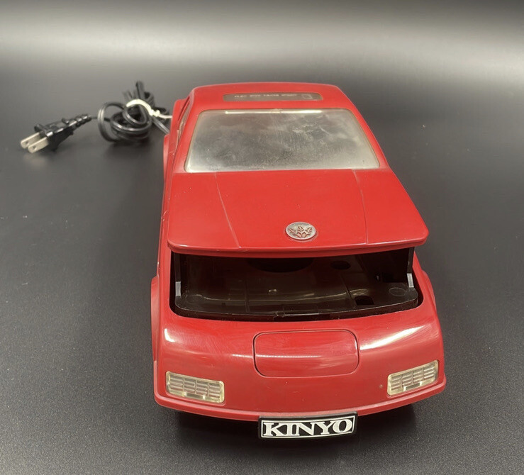 Vintage Kinyo Red Sports Car VHS Video Cassette Tape Rewinder eBay