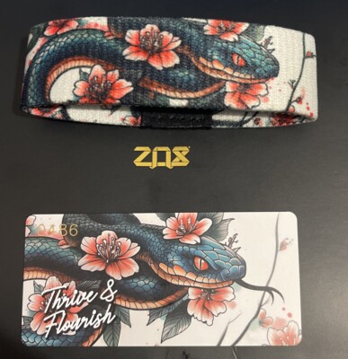 zox Armband Med THRIVE AND FLOORISH *Snake* *Tattoo* 