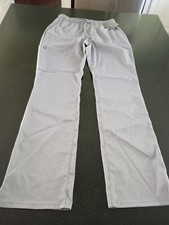 Jaanuu Womens XS Charge Cargo Drawcord Scrub Pants Gray J95083, New With Tag