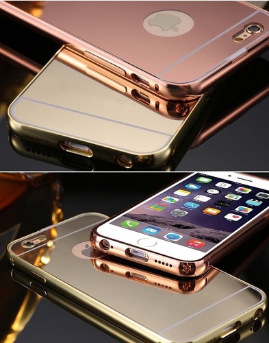 Funda protectora para teléfono híbrido con espejo a prueba de golpes para iPhone 6 6S Plus - Imagen 2 de 13