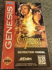 Cutthroat Island Sega Genesis Authentic Original Manual Only 