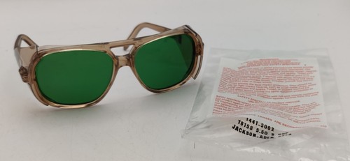 Vintage New Old Stock ADEN Safety Glasses w/ Side Shields Green Lens Very Cool! - Picture 1 of 5