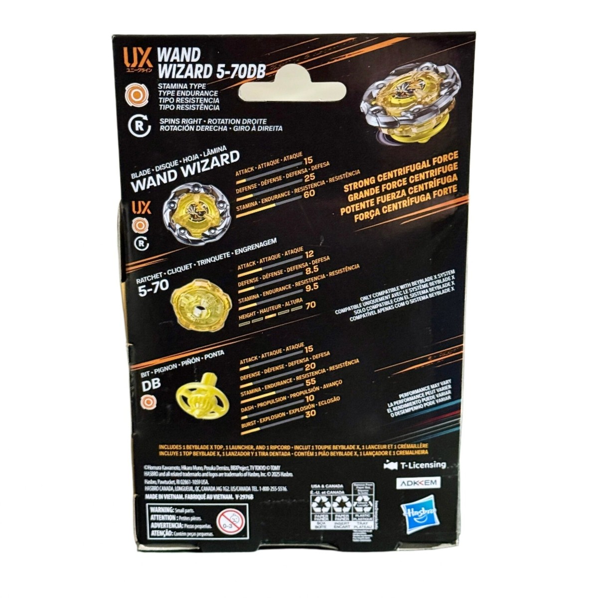 Beyblade X Wand Wizard 5-70DB UX Starter Pack (UX Series) | eBay