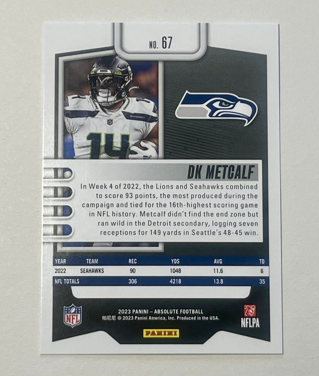 2023 Panini Absolute DK Metcalf #67 Seattle Seahawks | eBay