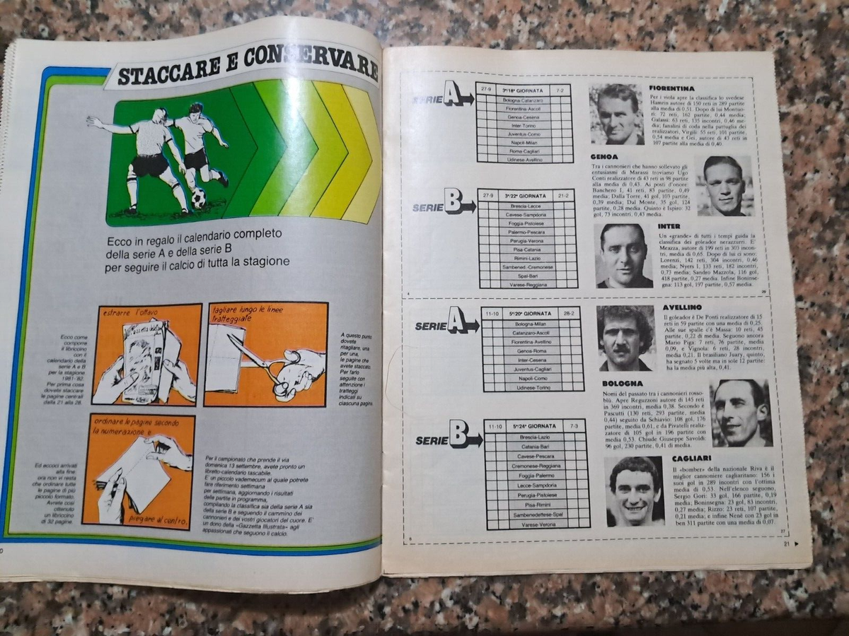 GAZZETTA DELLO SPORT illustrata 18-1981=roberto bettega=juventus=alfons de wolf EUR 10,00 - IT