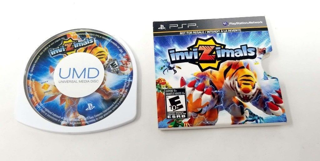 Invizimals Sony Playstation PSP Video Game Complete UMD