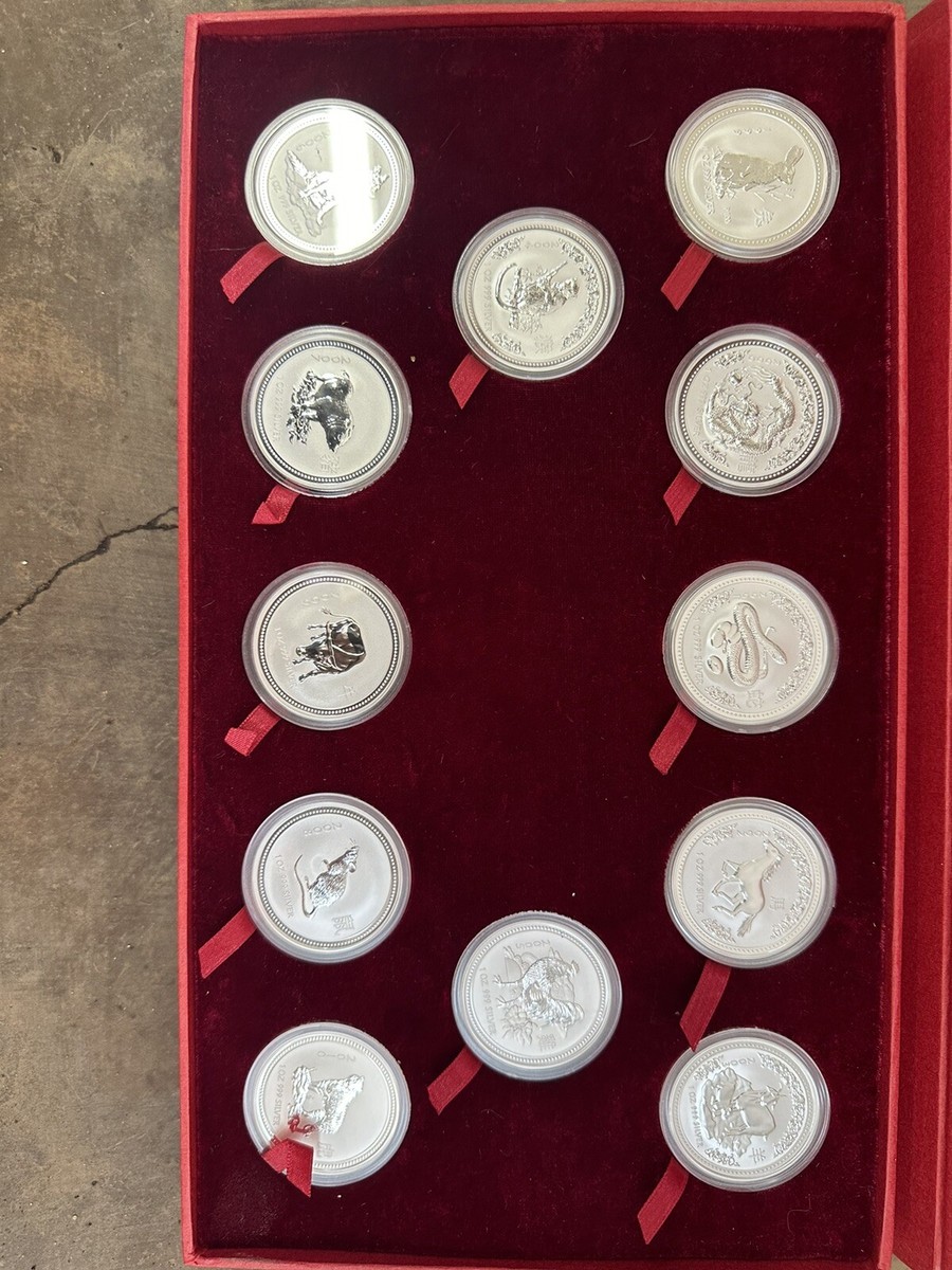 オーストラリア干支シリーズ 1999-2010年銀貨1オンス x 12枚セット 1999-2010 1oz Australia Silver Lunar Series 12 Coin SET | eBay