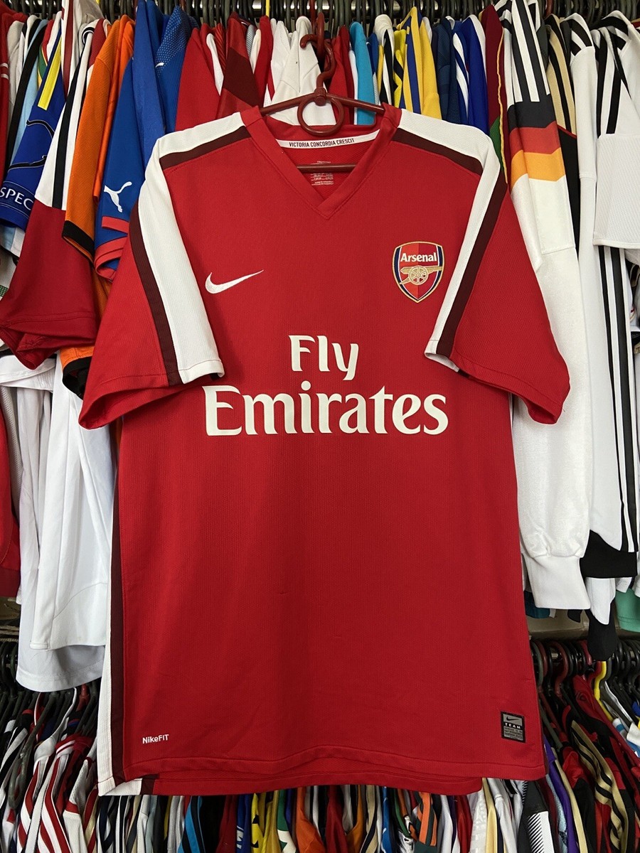 ARSENAL LONDON 2008 2010 HOME FOOTBALL SHIRT SOCCER JERSEY NIKE