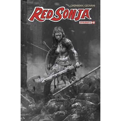 Red Sonja #7 Cover O Bjorn Barends b&w 1:10 Variant Dynamite Entertainment