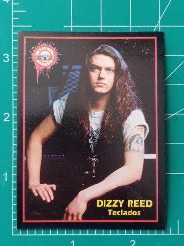 1994 Argentina Rock MUSIC CARD ULTRA FIGUS GUNS N ROSES DIZZY REED #11 - Picture 1 of 2