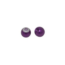 8 Ball Bicycle Valve Caps Lowrider BMX Road Bike Beach Cruiser MTB Fixie Purple